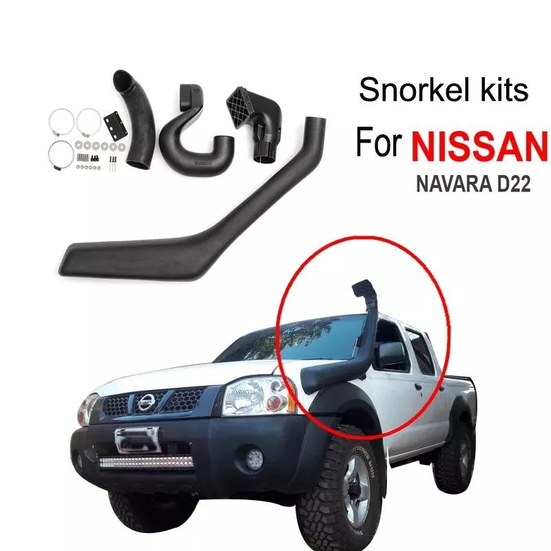 Snorkel Kit For 2000-2004 Nissan Frontier D22 Cold Ram Intake System Rolling Head Set