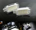 White Exact Fit LED Lamps For Mercedes Side Door, Foot Area, Vanity, Trunk Light