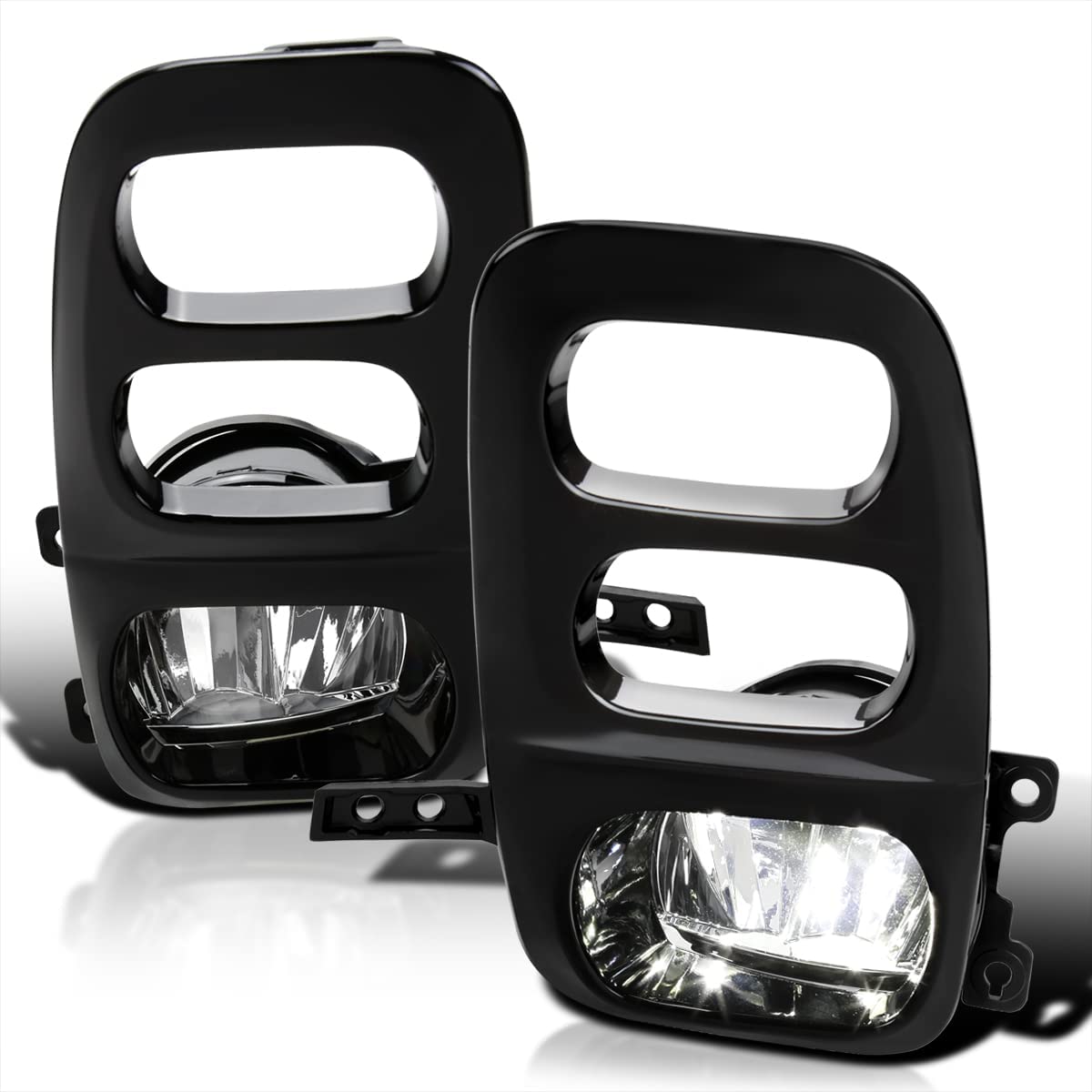 Clear Lens LED Fog Lights Kit For 2021-2022 Honda Odyssey with Switch Bezel Wires Relay OEM# 33950TEYY01 / 33900TEYY01,HO2592144 / HO2593144 19-6225-00 / 19-6226-00