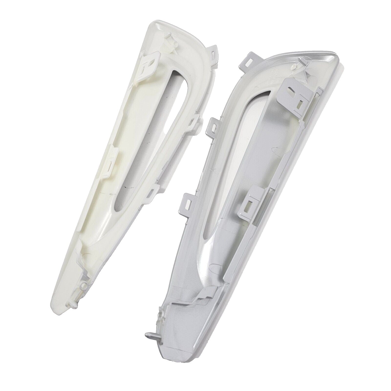  For 2019-2022 Toyota Prius Built-in LED Fog light w/DRL - White LED Running Lights + Yellow Signal Lights Kit - Complete with Bezels and Wiring Harness - OE Fitment