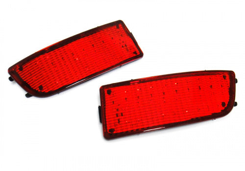 For 2007-2018 Mercedes Sprinter W906 Red Lens LED Rear Bumper Stop Brake Lights OEM#2E0945105A 2E0945105 68012886AA 68012887AA , A9068260140 A9068260040 9068260140 9068260040