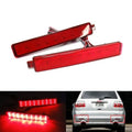 2x Red Lens LED Bumper Reflector Tail Brake Light For 2008-2012 Buick Enclave OEM#25805313, 16517435,GM2830101, 25805313