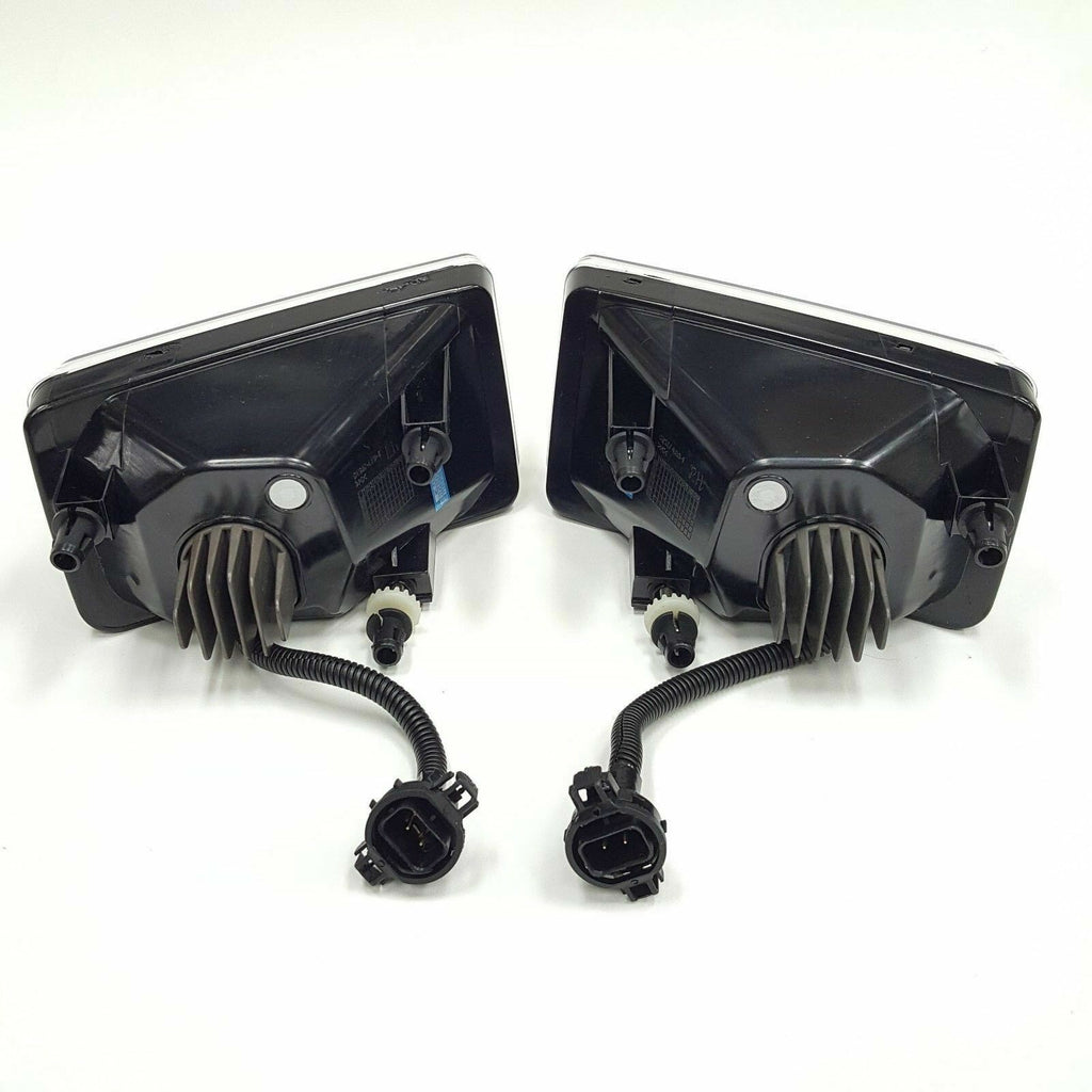 Built-in LED For 2008-2014 Chevrolet Silverado 2500HD  Front Bumper Clear Fog Driving Lights Set OEM# 22872763 / 22872762 /GM2593160 / GM2592160