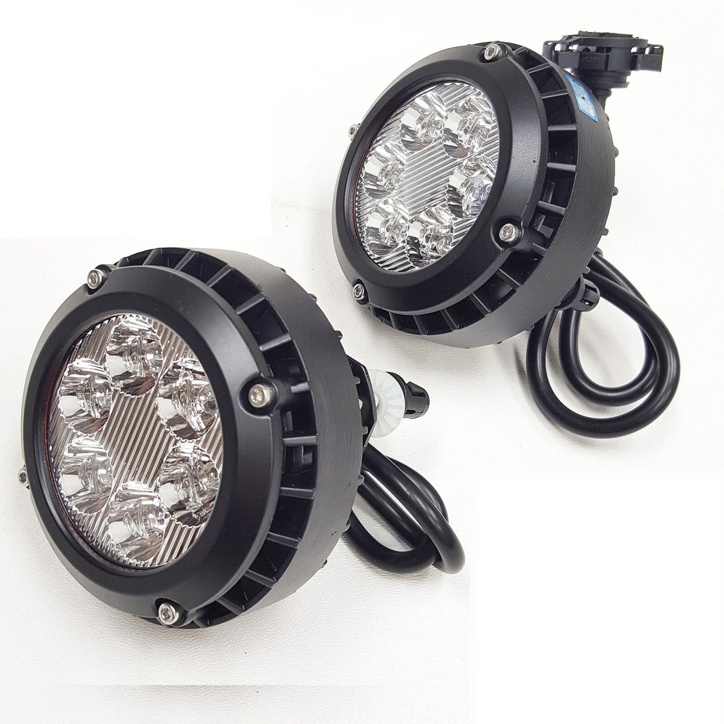 For 2008-2009 Pontiac G8 models LED Clear Lens Fog Driving Lights Lamps Pair （with round lens fog light models only） OEM#GM2590104 / 15839896