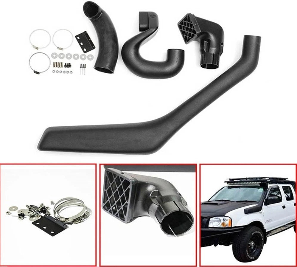 Snorkel Kit For 2000-2004 Nissan Frontier D22 Cold Ram Intake System Rolling Head Set