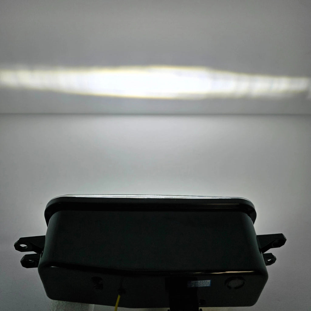 Clear Lens LED Fog Light Kit For 2022-2025 Toyota Tundra with Wires Switch Relay Dual-Colors With Additional Signal Light Functi