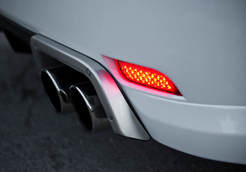 2x Smoke Lens LED Rear Bumper Stop Brake Light For 2008-2014 Subaru Impreza WRX STI