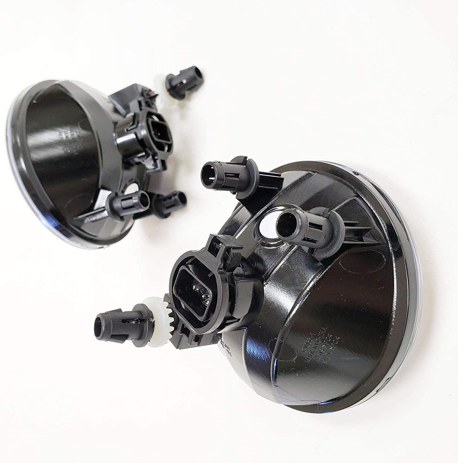 Fog Lights Kit for 2015 2016 2017 2018 2019 GMC Canyon, OE Style Clear Lens Fog Lamps Assembly