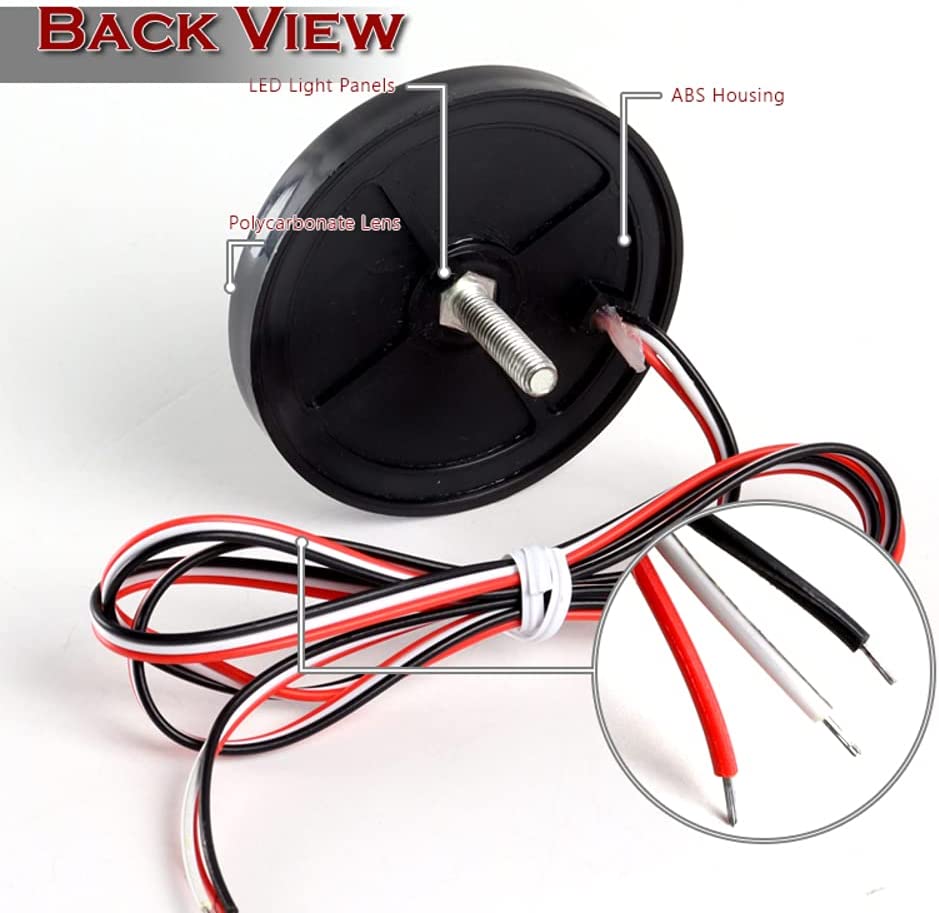Smoke Lens LED Rear Bumper Stop Brake Light Lamp For 2008 - 2013 Toyota Sequoia OEM# 81910-89105, 81910-0E030; TO2830103