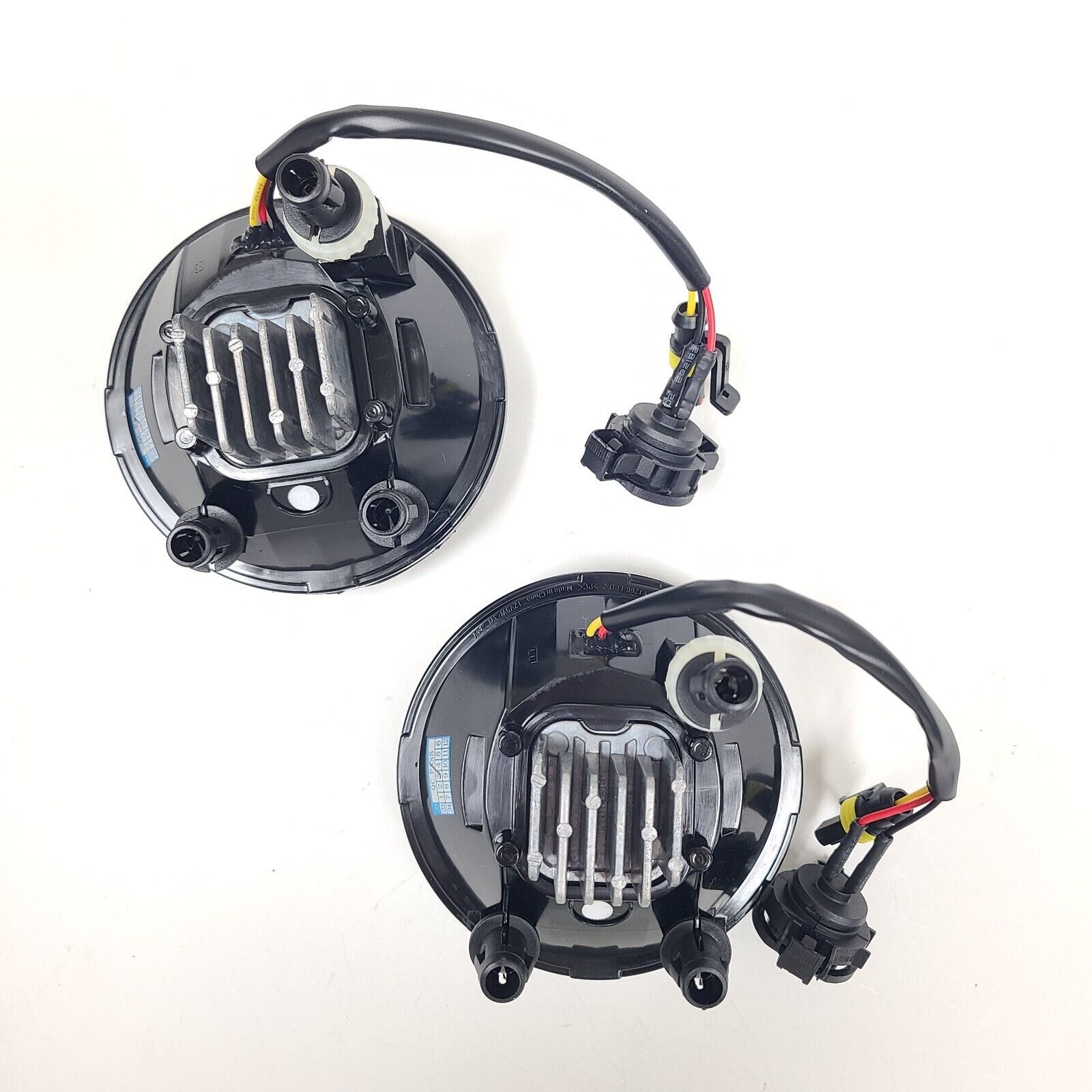 Clear Lens LED Fog Driving Lights Kit Halo For 2007-2014 Chevy Suburban Tahoe with Wires Switch