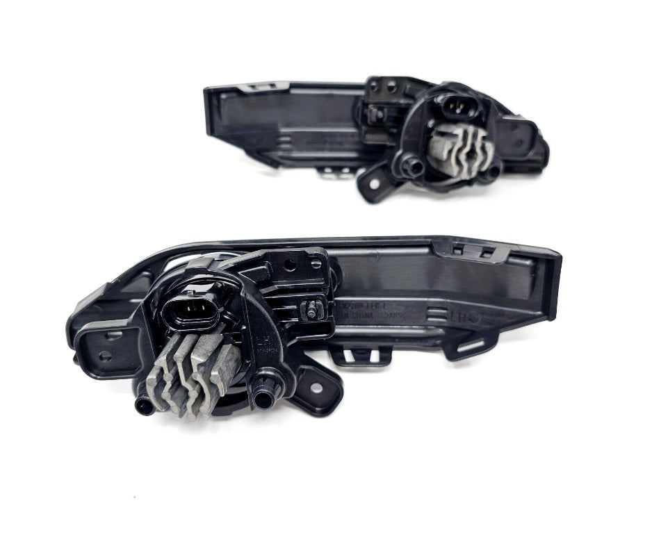 Clear Lens LED Fog Lights Kit For 2023 2024 2025 GMC Canyon with Switch Wire Bezel 6000K White