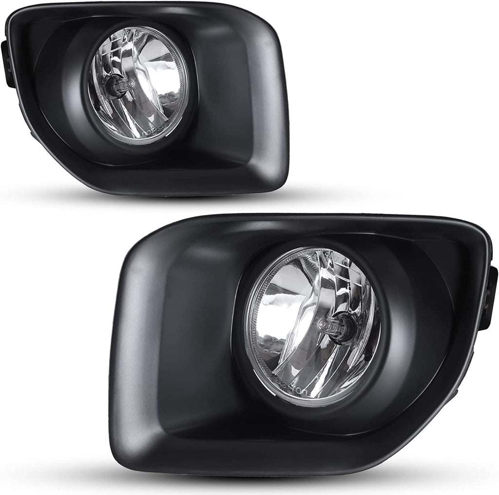 Fog Lights Kit for 2015 2016 2017 2018 2019 GMC Canyon, OE Style Clear Lens Fog Lamps Assembly