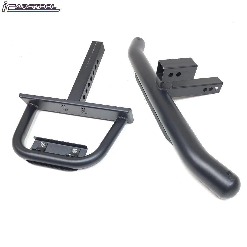 For 2" Receiver Heavy Duty Steel Tow Hitch Drop Step Bar Black Extend Extendable