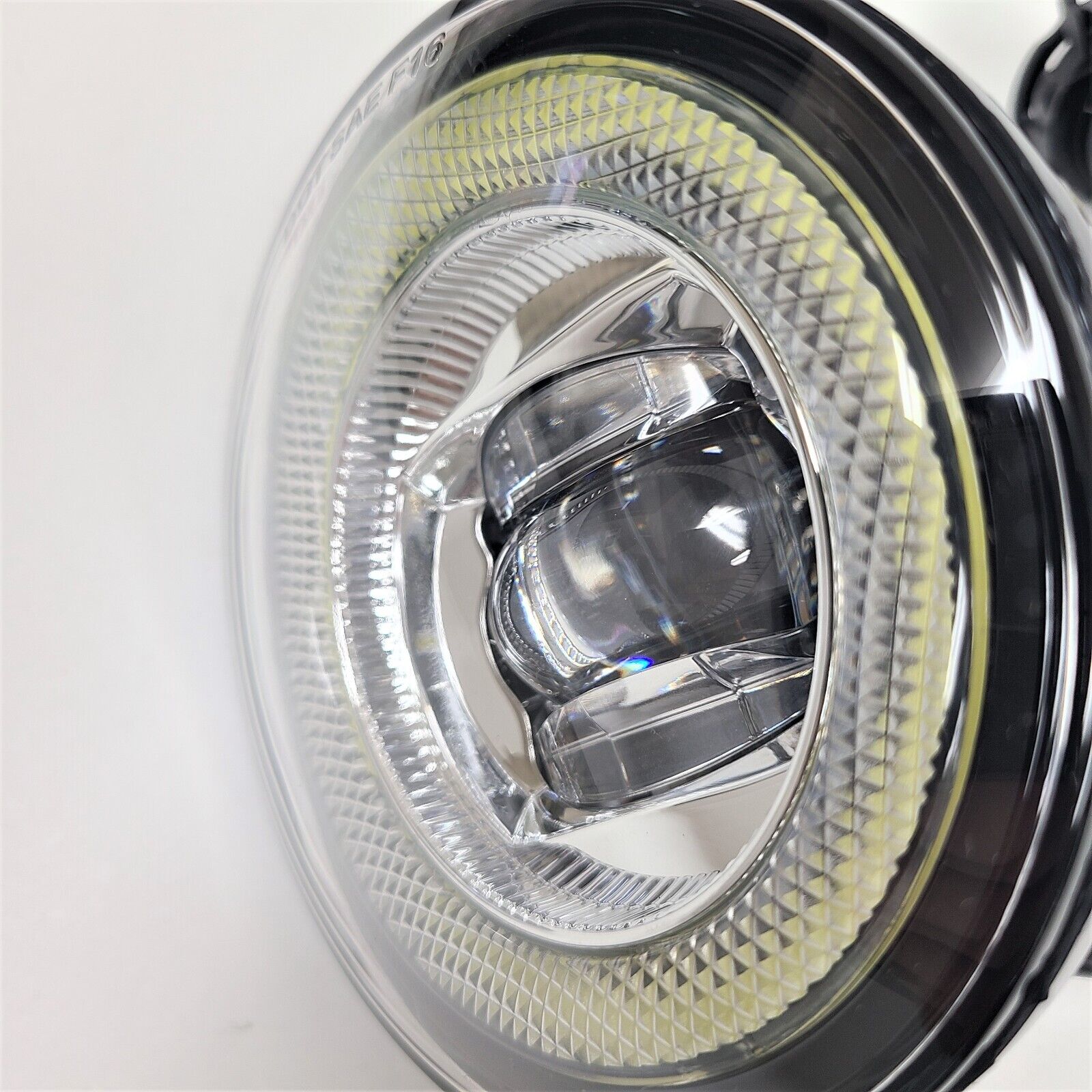Clear Lens LED Fog Driving Lights Kit Halo For 2007-2014 GMC Yukon XL 1500 / 2500 Denali with Wires Switch