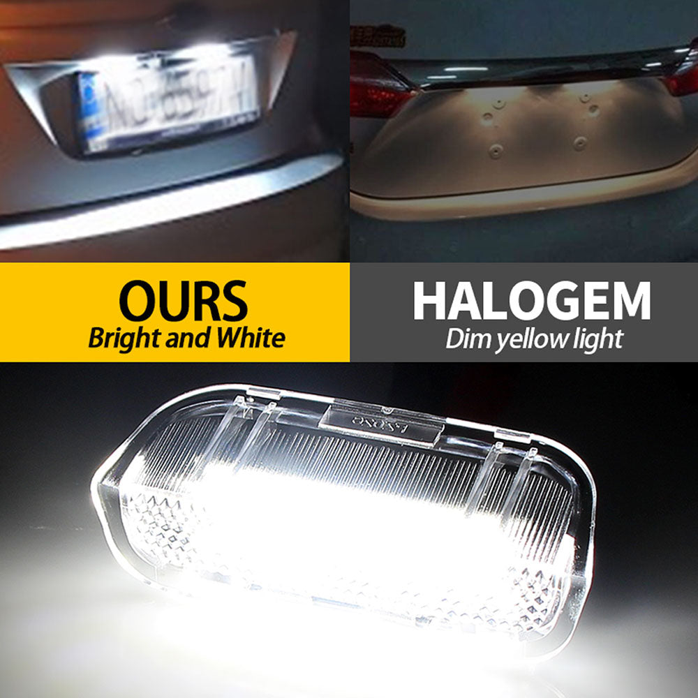 2x White 18-SMD LED Side Door Courtesy Lights For 2011-2018 Porsche Cayenne 92A
