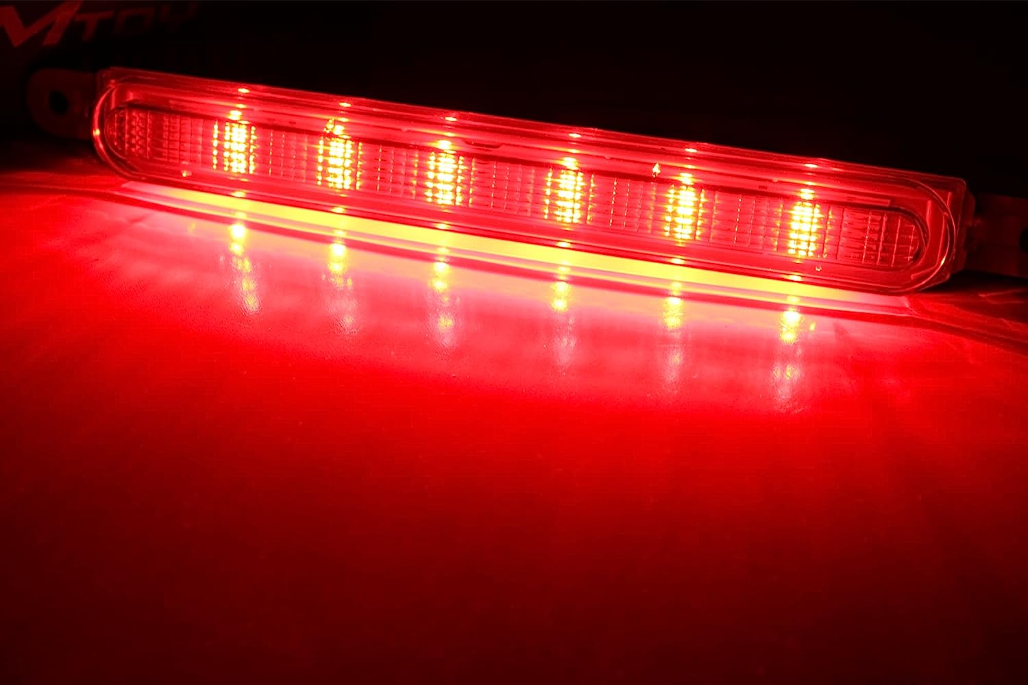 LED Red Lens 3RD Brake Stop Tail Light Lamp For 2008 - 2017 Mitsubishi Lancer Evolution X