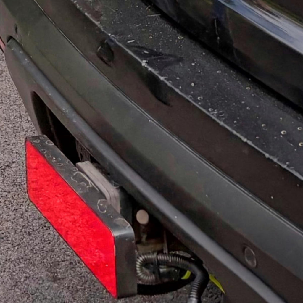 2" Receiver Tow Hitch Brake Reverse Sequential Signal Light Cover Red Reflector Small Square Pixel Bright LED RV SUV Van Truck Rectangler with Plug