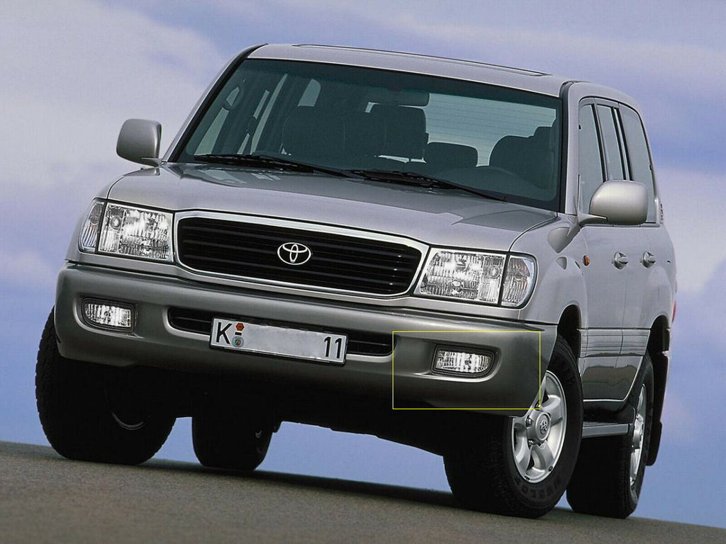 Fog Lights  For 1998-2007 Toyota Land Cruiser (OE Style Clear Lens with Adapter Plugs, Bulb) OE#TO2592101 / TO2593101, 81220-60042 / 81210-60122