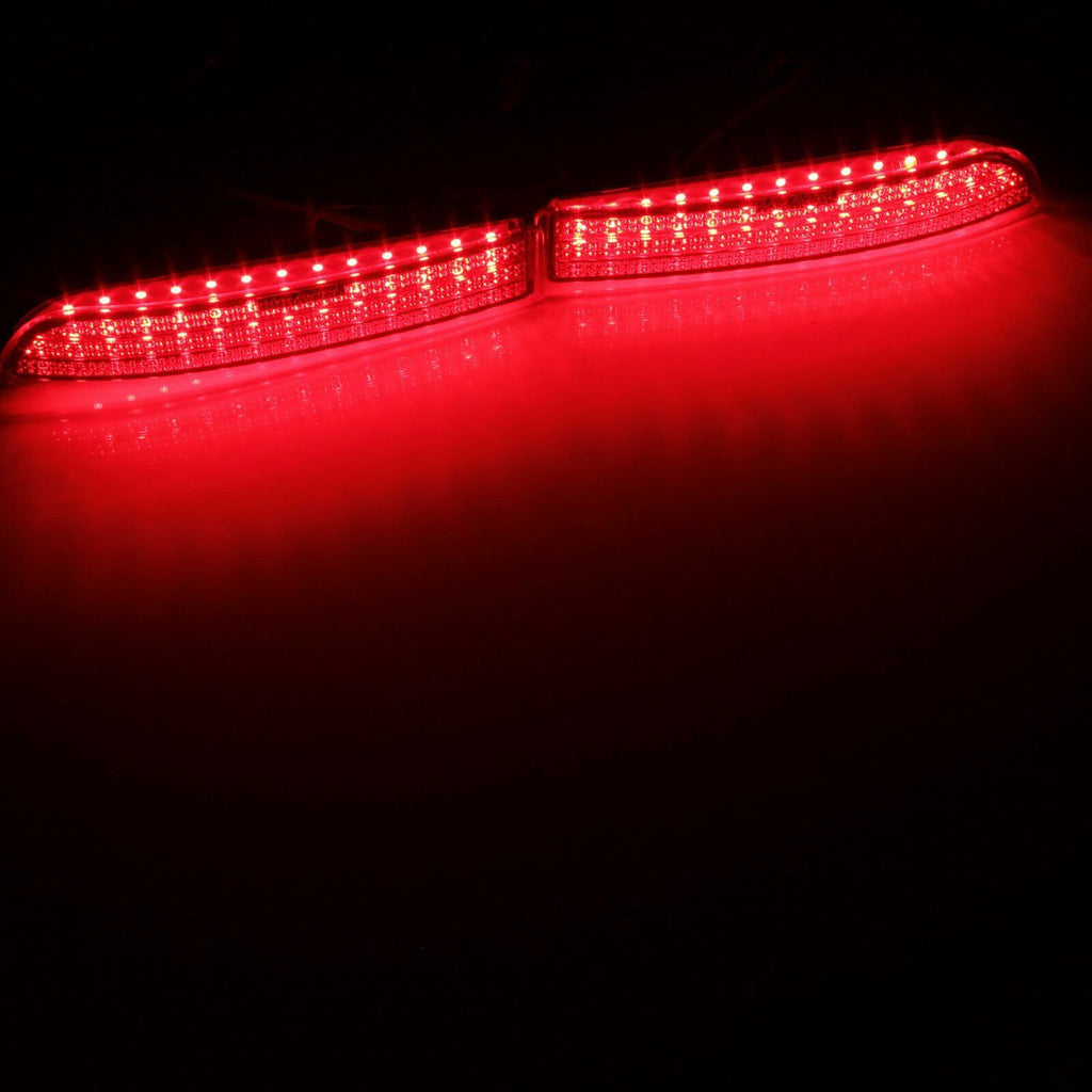 Red Lens 39-SMD LED Rear Bumper Reflector Tail Brake Light For 2008-2014 Scion xD/2006-2012 Toyota RAV4