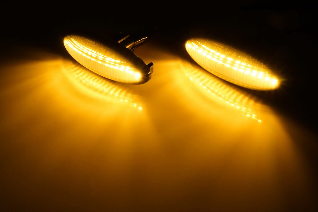 For 2005 - 2009 Toyota Yaris Hatchback (XP90) Smoked Lens Amber LED Signal Side Marker Lights