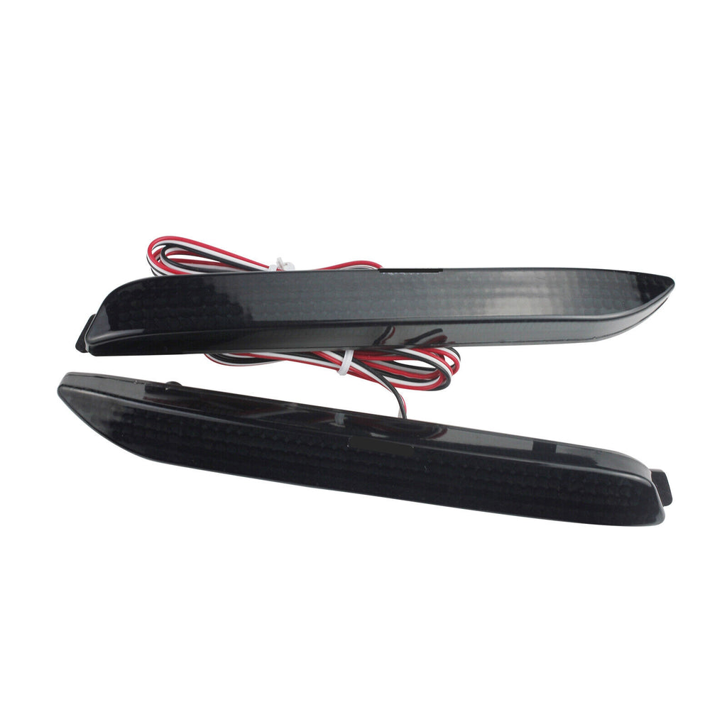 2x Smoked LENS Bumper Reflector LED Tail Brake Lights For 1999-2003 Lexus RX300 2015-up Lexus RC