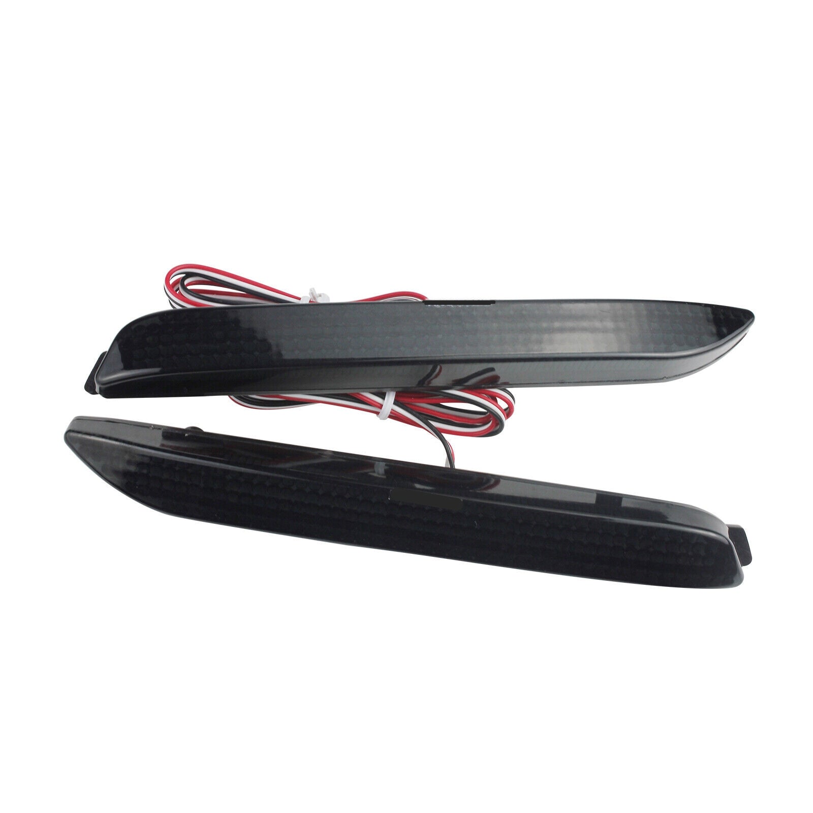2x Smoked LENS Bumper Reflector LED Tail Brake Lights For 1999-2003 Lexus RX300 2015-up Lexus RC