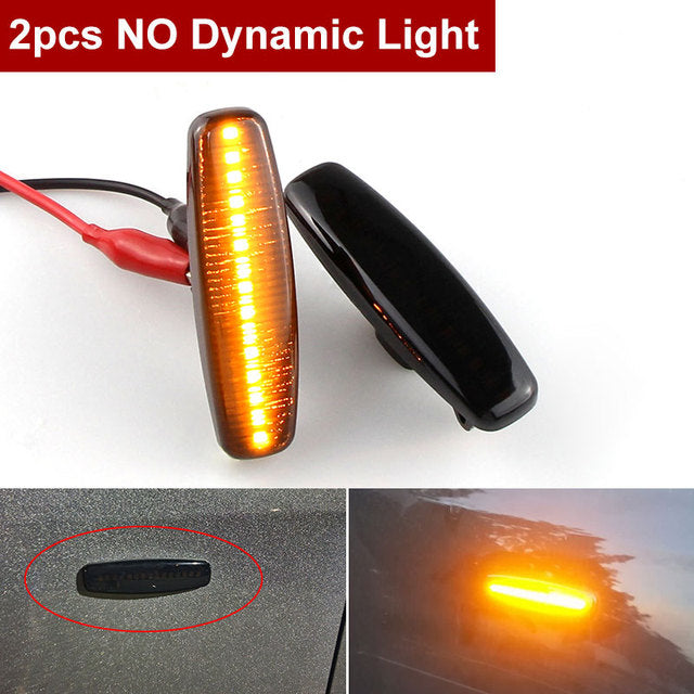 2x Smoke Lens LED Side Marker Lights For Nissan Pathfinder/Infiniti M35 M45 G35 OEM#26160-JK00B, 26160-JK00A, 26160JK00A,26160JK00B,IN2550110