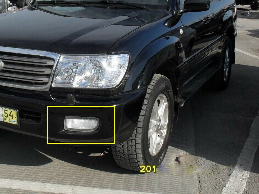 Fog Lights  For 1998-2007 Toyota Land Cruiser (OE Style Clear Lens with Adapter Plugs, Bulb) OE#TO2592101 / TO2593101, 81220-60042 / 81210-60122