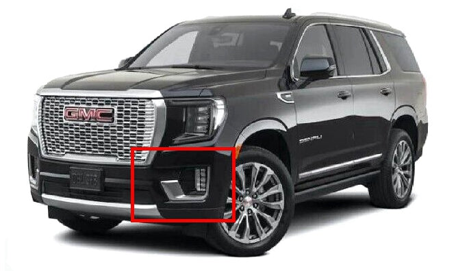 Clear Lens LED Fog Lights Kit For 2021 2022 2023 GMC Yukon /Yukon XL with Switch Wire Bezel OEM# 84513247 / 84513246 / 84739476 / 84739475 GM2593331 / GM2592331 /&nbsp;GM2593335 / GM2592335