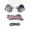 Built-in LED Fog Lights Kit for 2011 Infiniti G37 (OE Style, Clear Lens) with Switch, Wires, Relay OEM#NI2593122 / NI2592122, 261559B91C / 261509B91C