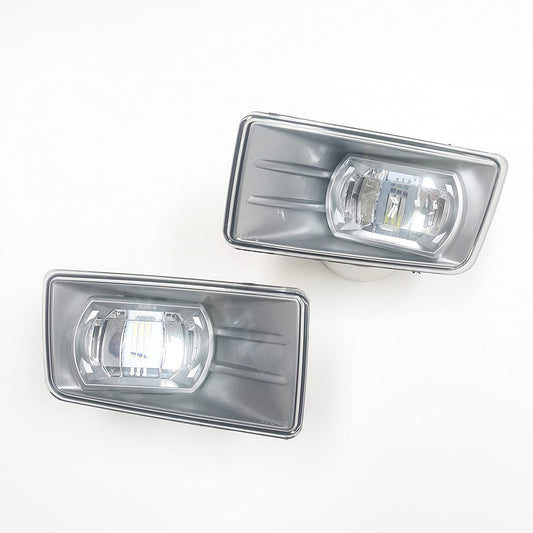 Built-in LED For 2007-2015 Chevrolet Silverado 1500  Front Bumper Clear Fog Driving Lights Set OEM# 22872763 / 22872762 /GM2593160 / GM2592160