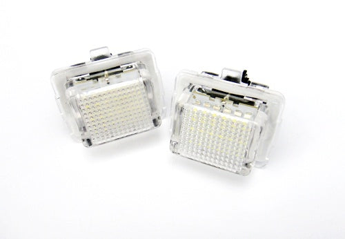 2x LED License Plate Light For Mercedes Benz W204 W212 W221 W222 C207 C117 S550 S600 S63 S65 R231 W222 C216 C/E/S-Class OEM#A2218200856