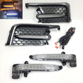 Clear Lens LED Fog Accent Lights Kit For 2020 2021 2022 Toyota Corolla SE XSE Sequential DRL Signal Bezel Switchback Amber Whites OEM#812B012010, 812A012010,TO2562105,TO2563105,81481-02A30, 81482-02A20TO1039237, TO1038237