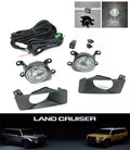 LED Fog Driving Lights Kit For 2024-2025 Toyota Land Cruiser LC250 with Bezels Switch Wire Harness Switch Relay
