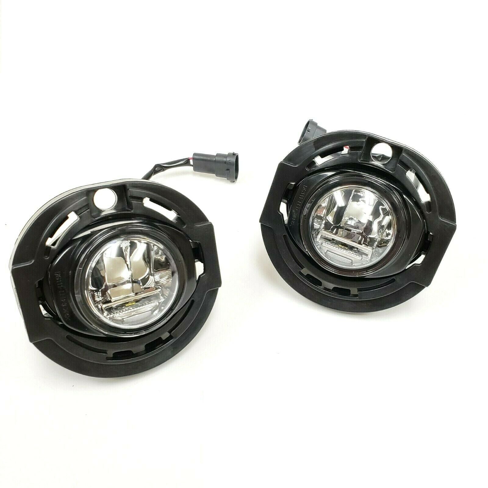 Fog Lights  for 2015 2016 2017 2018 2019 Dodge Charger SRT, OE Style Clear Lens Built-In LED Fog Lamps Assembly OE#68228884AC / CH2592153