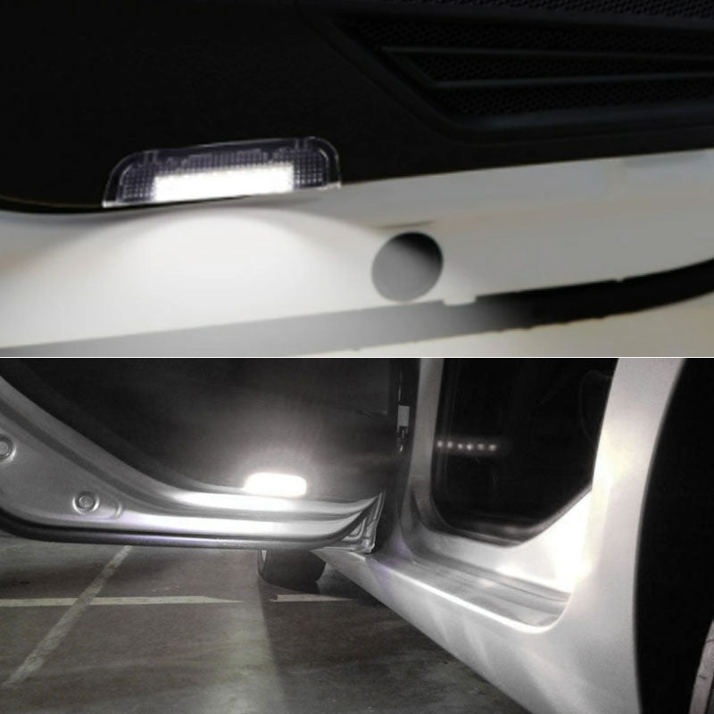 2x White 18-SMD LED Side Door Courtesy Lights For 2011-2018 Porsche Cayenne 92A
