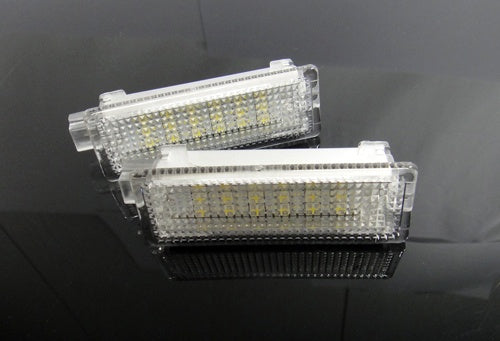 For BMW 1 3 5 7 Series X3 X5 X6 2x White 6000K LED Step Courtesy Door Lights