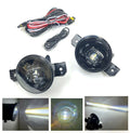 Built-in LED Fog Lights Kit for Infiniti M35 / M45 JX35 QX60 Nissan Sentra Altima Sedan Coupe Rogue Maxima Murano Versa Pathfinder (OE Style, Clear Lens) with Switch, Wires, Relay OEM#NI2593122 / NI2592122, 261559B91C / 261509B91C