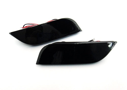 2x Smoke Lens LED Rear Bumper Stop Brake Light For 2008-2014 Subaru Impreza WRX STI