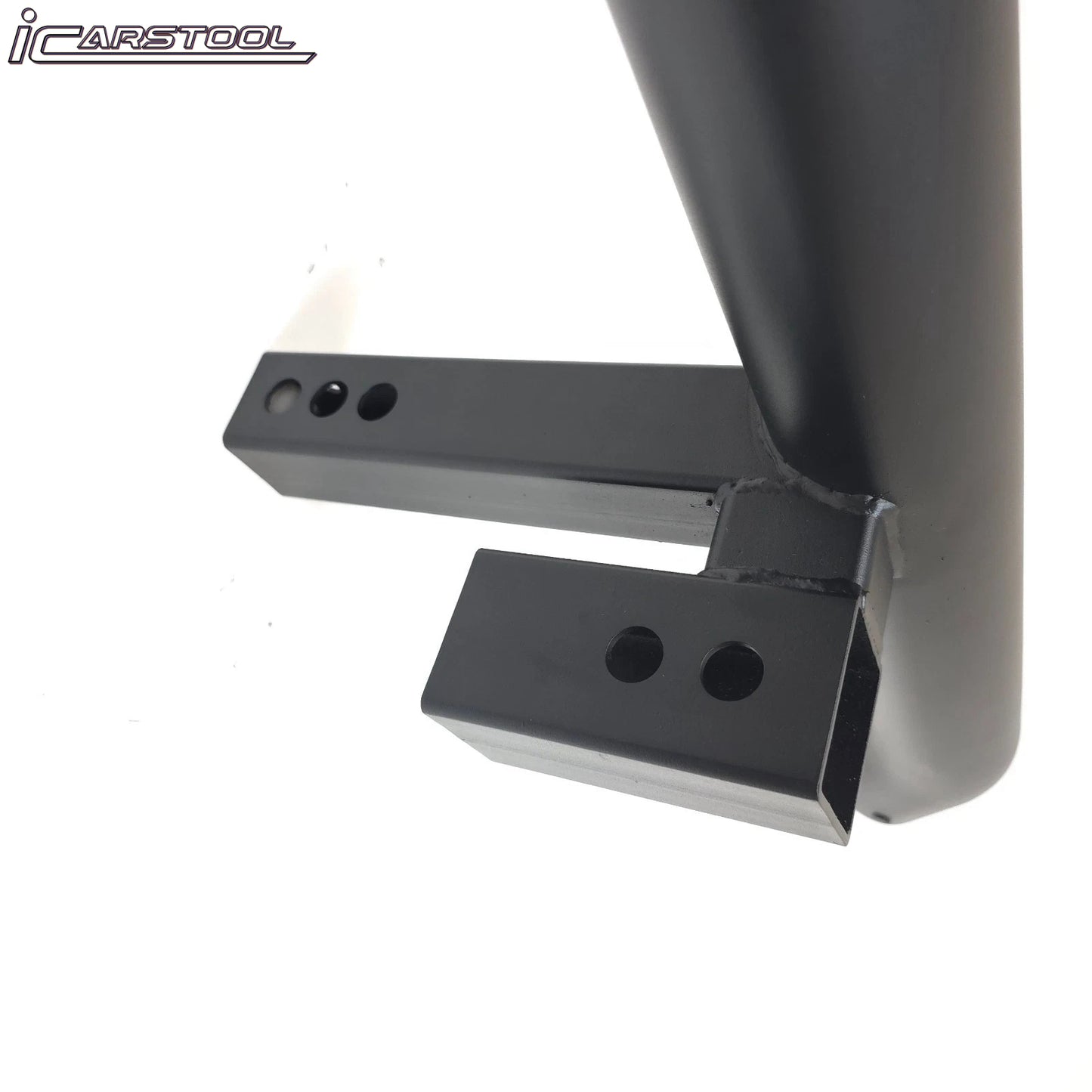 For 2" Receiver Heavy Duty Steel Tow Hitch Drop Step Bar Black Extend Extendable