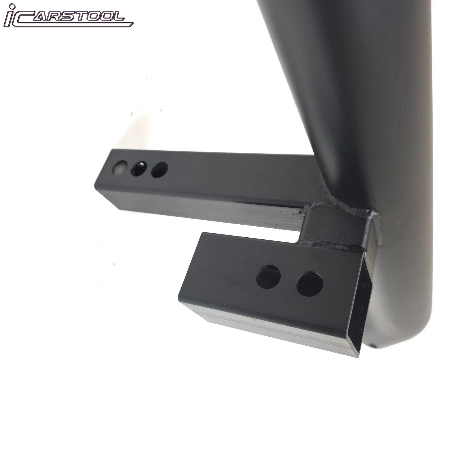 For 2" Receiver Heavy Duty Steel Tow Hitch Drop Step Bar Black Extend Extendable