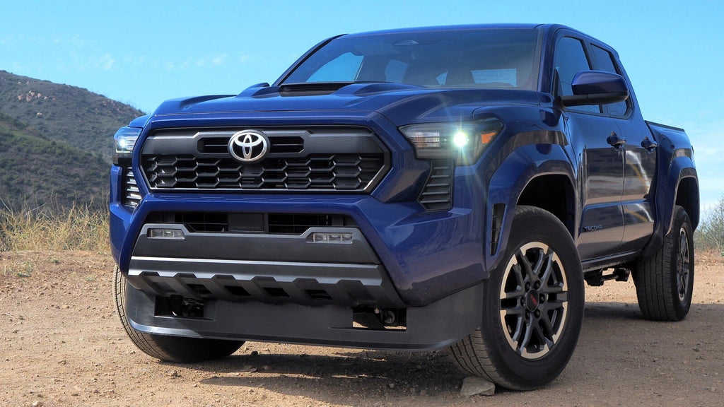 Clear Lens LED Fog Light Kit For 2024-2025 Toyota Tacoma with Wires Switch Relay Dual-Colors With Additional Signal Light Function