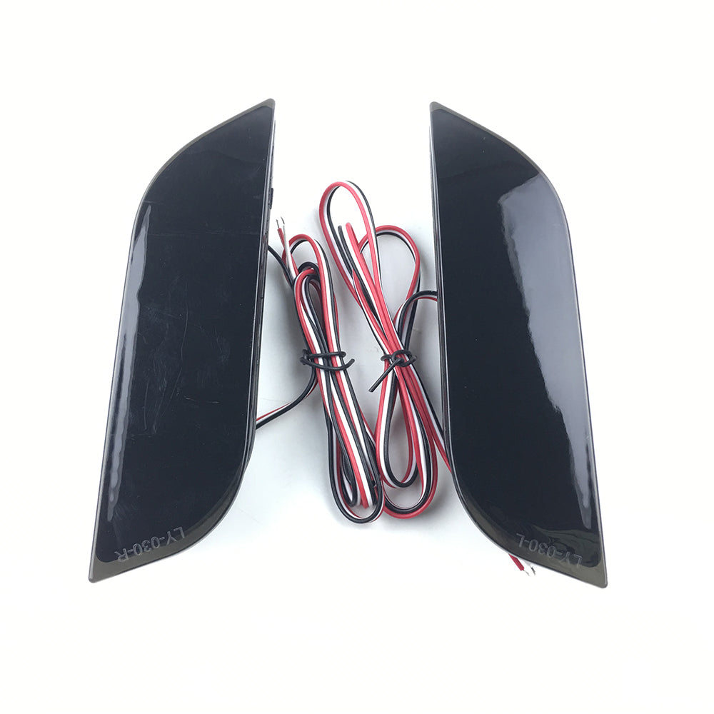 2x Smoke Lens LED Rear Bumper Stop Brake Light For 2008-2014 Subaru Impreza WRX STI