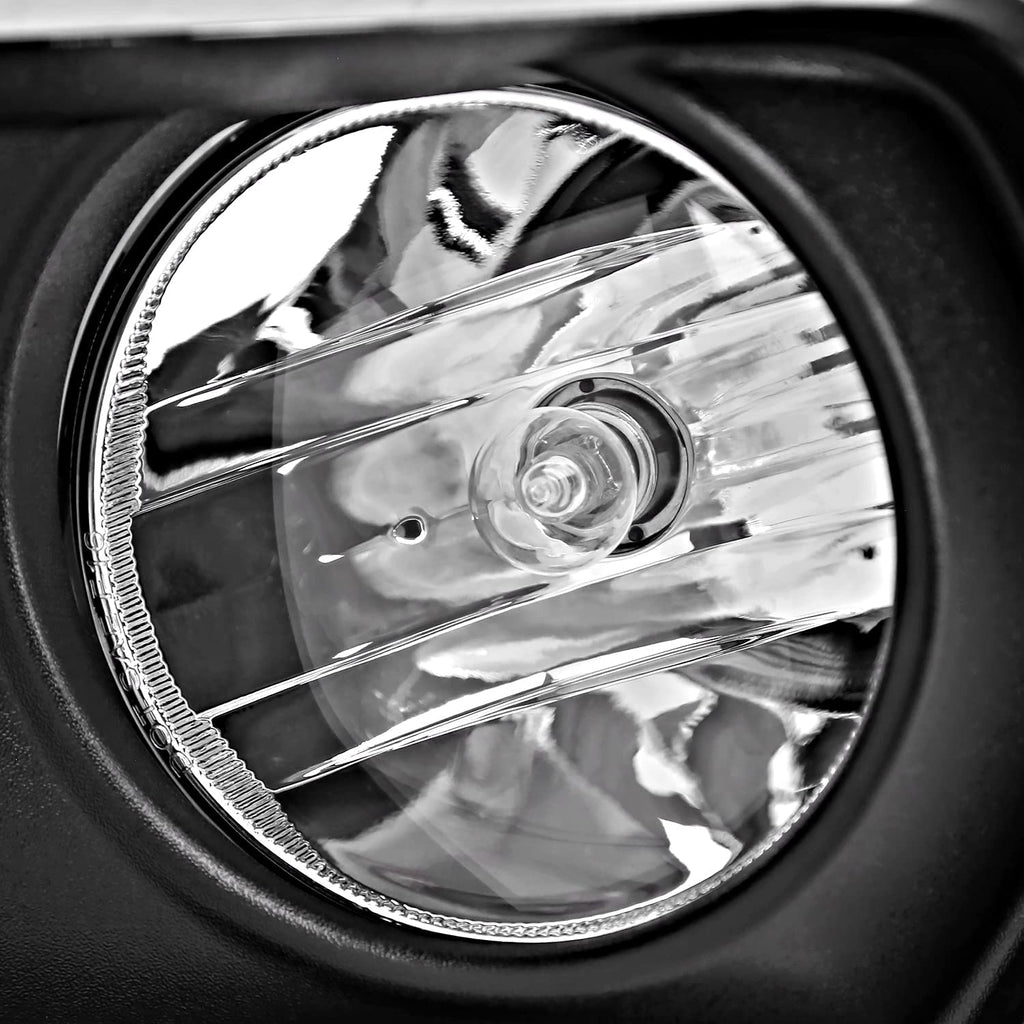 Clear Lens Fog Lights Kit For 2021-2022 Chevrolet Chevy Colorado with Wires Switch Chrome Bezel Relay OEM# 15839896, GM2590104,84750570 / 84750569,GM1039271 GM1038271