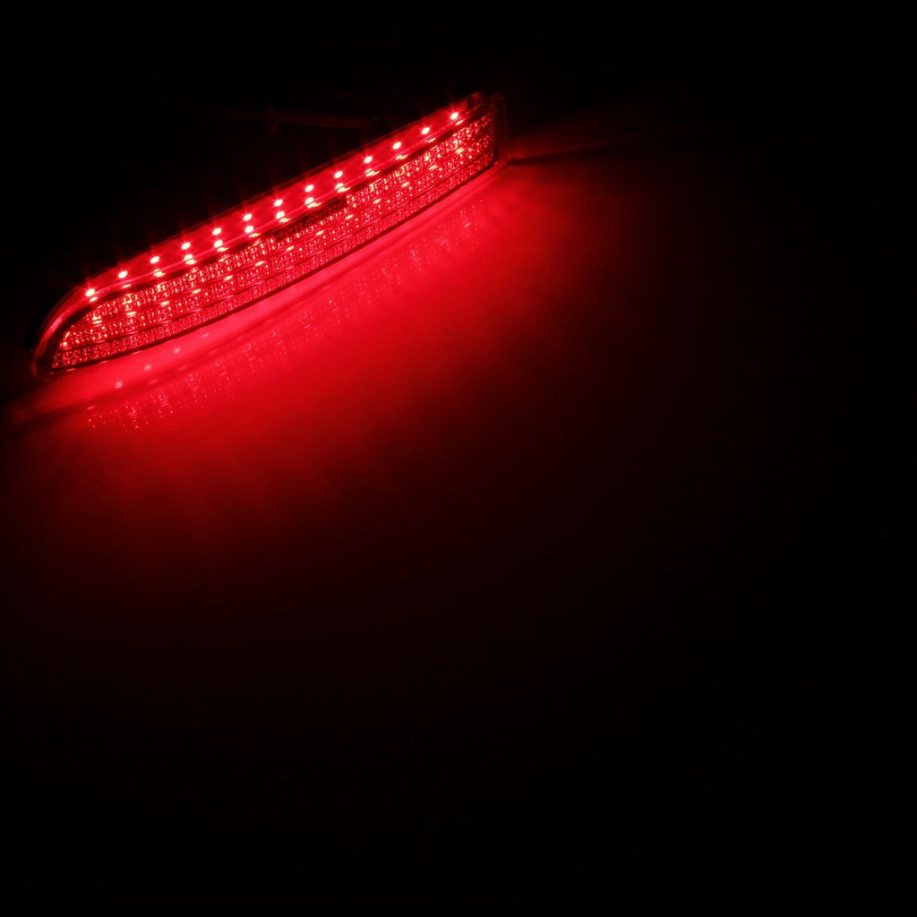 Red Lens 39-SMD LED Rear Bumper Reflector Tail Brake Light For 2008-2014 Scion xD/2006-2012 Toyota RAV4