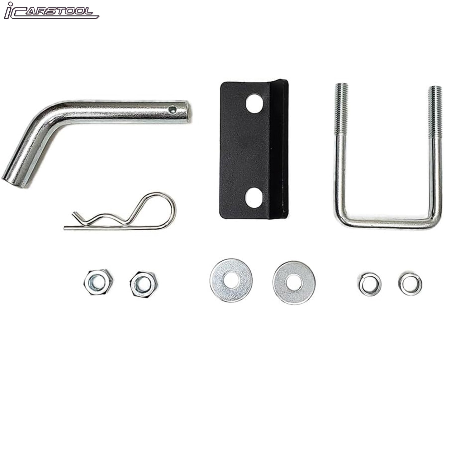 Chrome Universal Truck Trailer Rear Bumper Guard 36" Length x 6.5" Overall Heigh Heavy Duty Steel Towing Hitch Step Bar Drop Step 2" Receiver