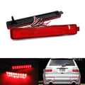 2x Red Lens LED Bumper Reflector Tail Brake Light For Pontiac Torrent Saturn VUE OEM#25805313, 16517435,GM2830101, 25805313