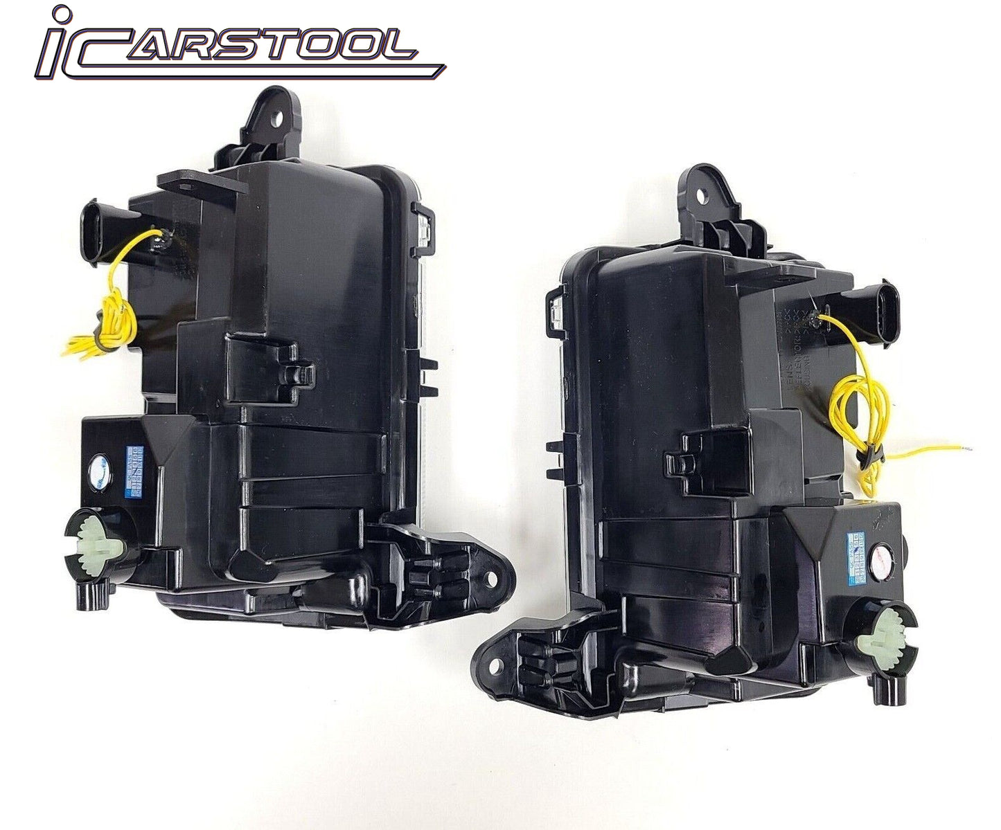Clear Lens LED Fog Lights Kit For 2019 2020 2021 GMC Sierra 1500 Base SLE Replacement Wires Bezel Switch Relay OEM# 84513246, 84513247 GM2592331, GM2593331