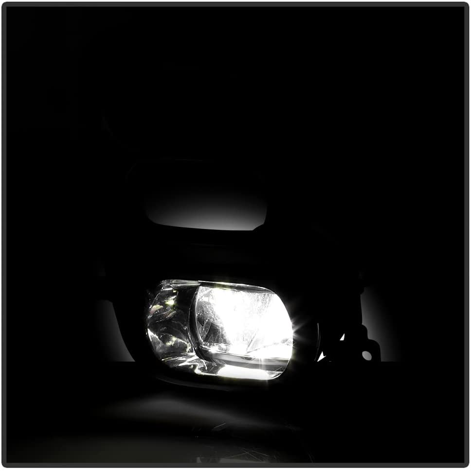 Clear Lens LED Fog Lights Kit For 2021-2022 Honda Odyssey with Switch Bezel Wires Relay OEM# 33950TEYY01 / 33900TEYY01,HO2592144 / HO2593144 19-6225-00 / 19-6226-00