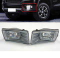 Built-in LED For 2008-2014 Chevrolet Silverado 2500HD  Front Bumper Clear Fog Driving Lights Set OEM# 22872763 / 22872762 /GM2593160 / GM2592160